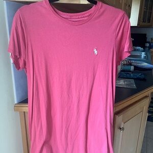 Polo Pink T-Shirt Dress, XL